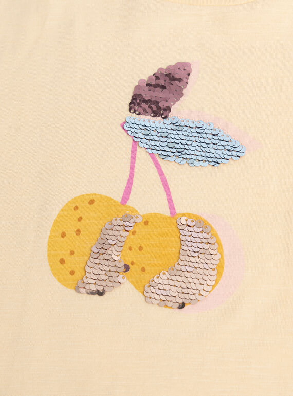 Light yellow TEE SHIRT SS WAPRITI1 / 25S901S2TMCB103