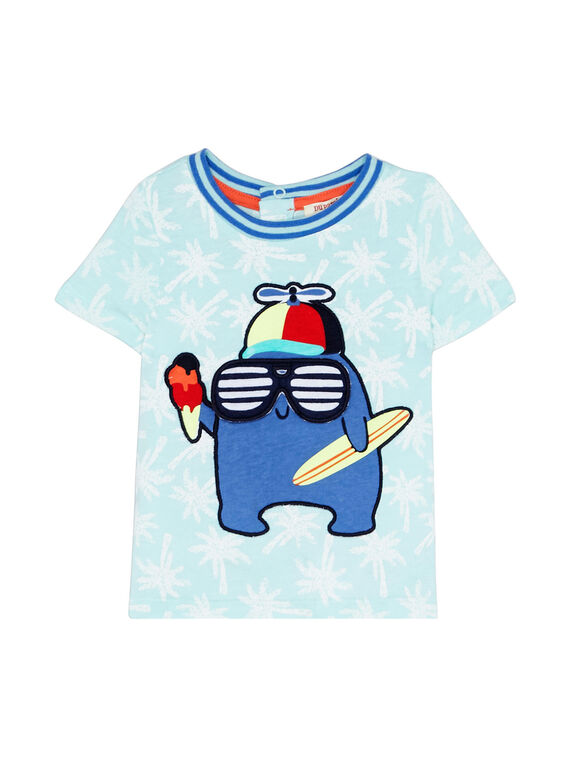 Lagoon blue T-shirt JUQUATI1 / 20SG10R1TMC210