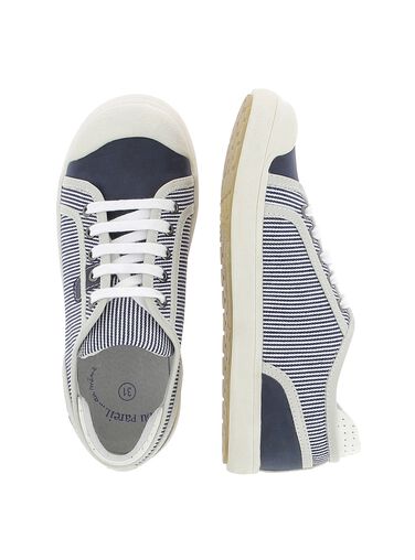 Boys' canvas trainers CGTENBAT / 18SK36O4D16C218