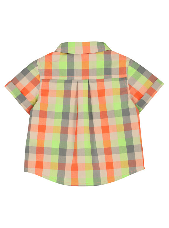 Baby boys' checked shirt FUYECHEM / 19SG10M1CHM099