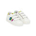 White sneakers with multicolored sequins child girl