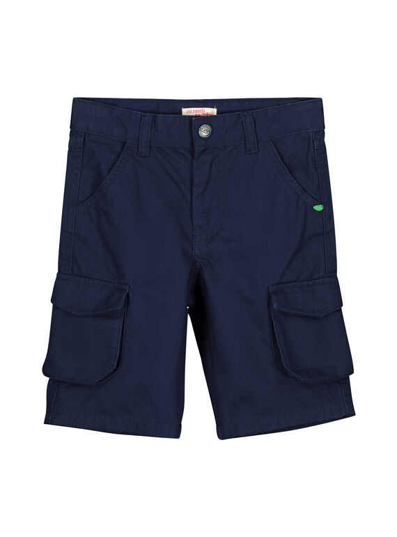 Boys' multi-pocket shorts FONEBER1 / 19S902B1BER070