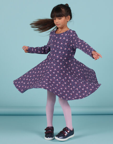Child girl floral print skater dress MAPLAROB3 / 21W901O3ROBC202
