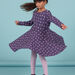 Child girl floral print skater dress