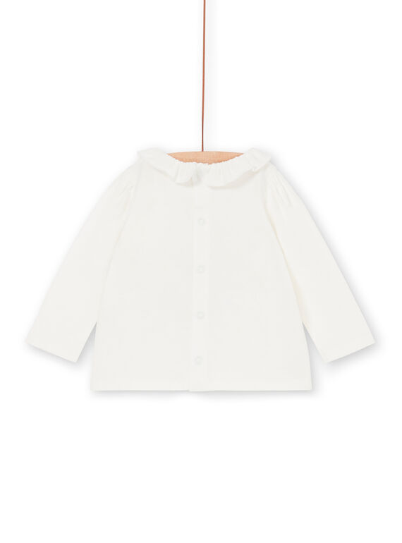 T-shirt ecru baby girl LIHABRA / 21SG09X1BRA001