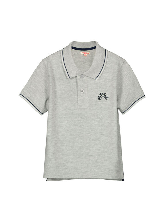 Boys' short-sleeved polo shirt FOJOPOL5 / 19S902Y5D2DJ908