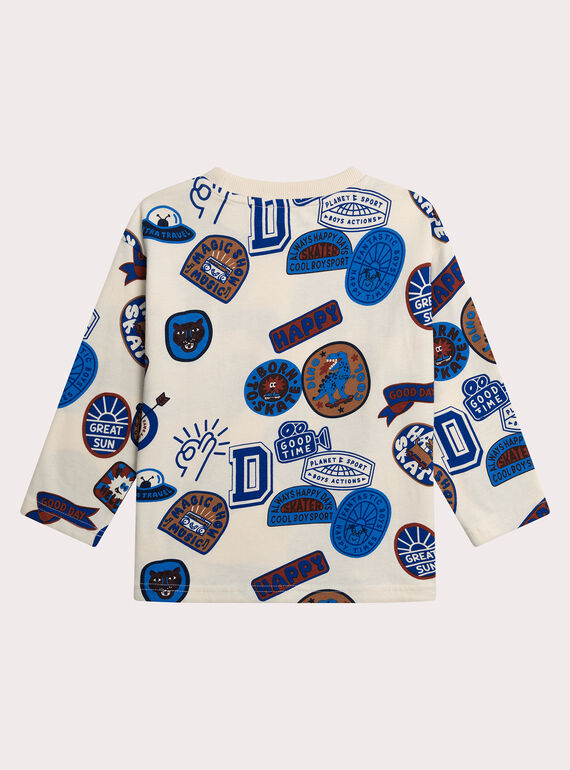 Off white TEE SHIRT LS XOBLUTEE2 / 25W902N3TMLA002