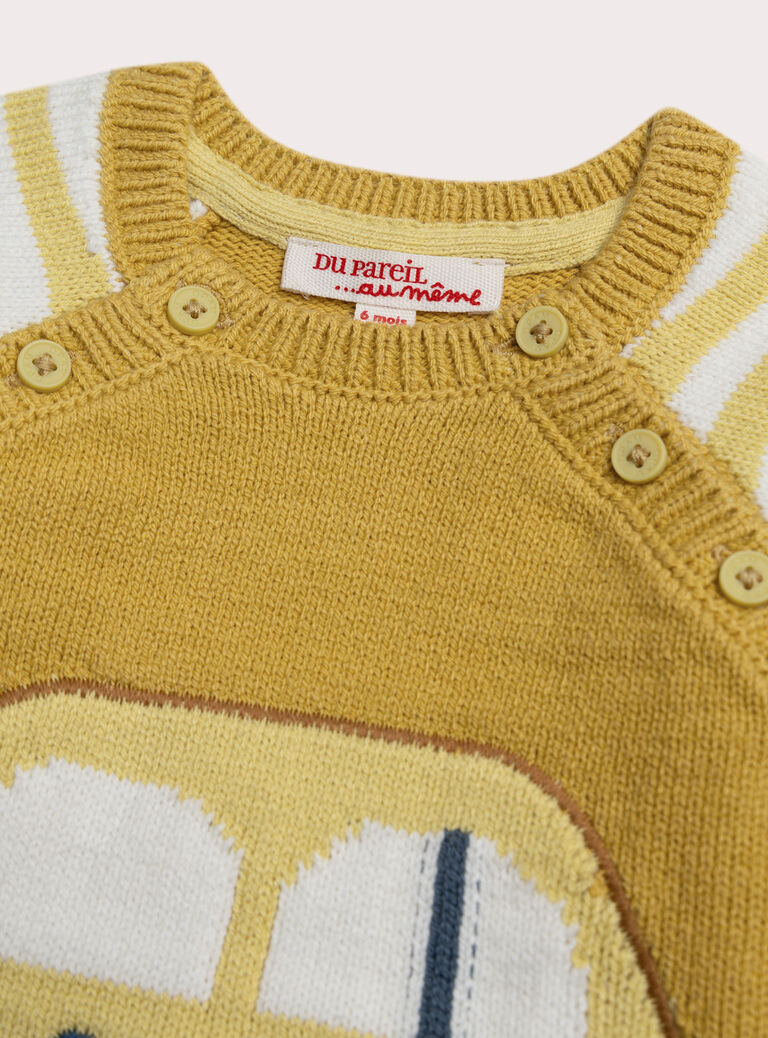 Yellow PULLOVER XUCOPUL / 25WG10O1PULB117