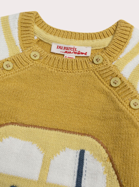 Yellow PULLOVER XUCOPUL / 25WG10O1PULB117