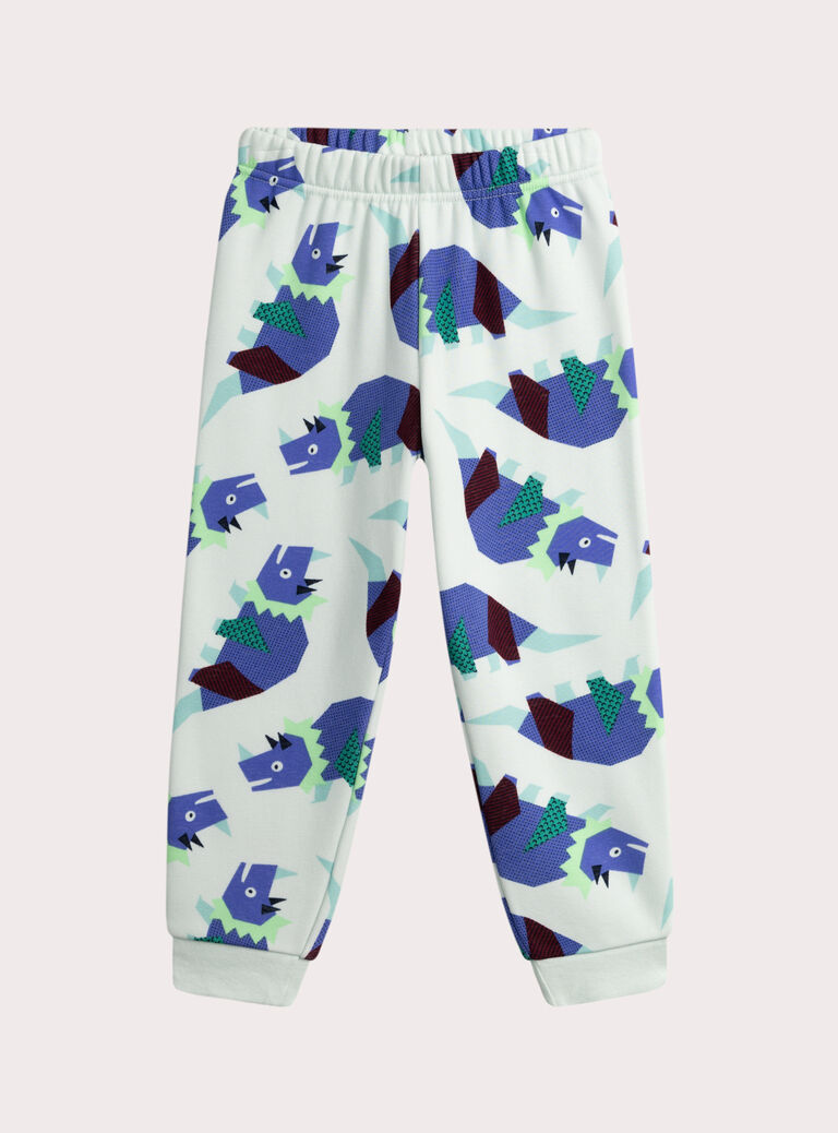 Printed pajamas in filled fleece for boys  VEGOPYJZOR / 24WH129APYJ213