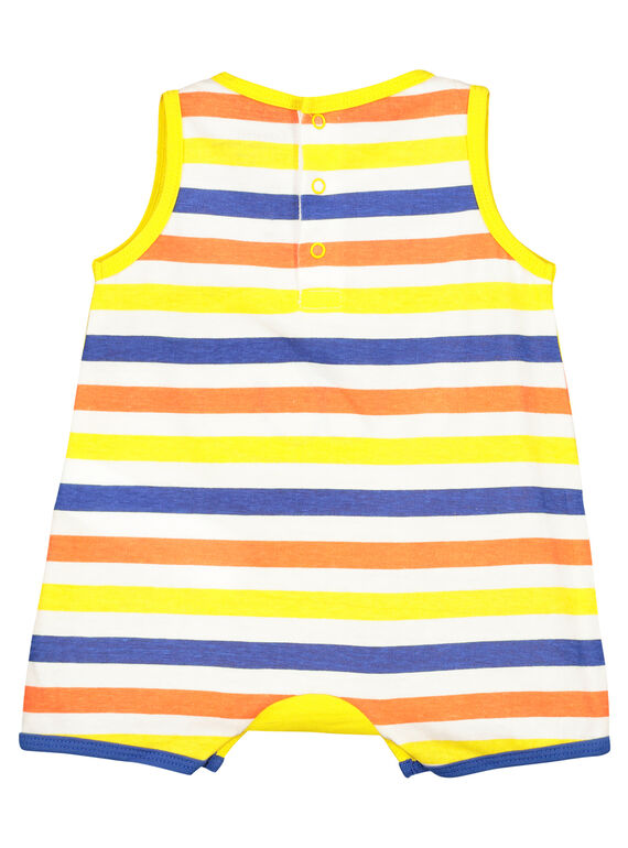 Baby boys' short sleepsuit FEGAGRERAY / 19SH14H6GRE099