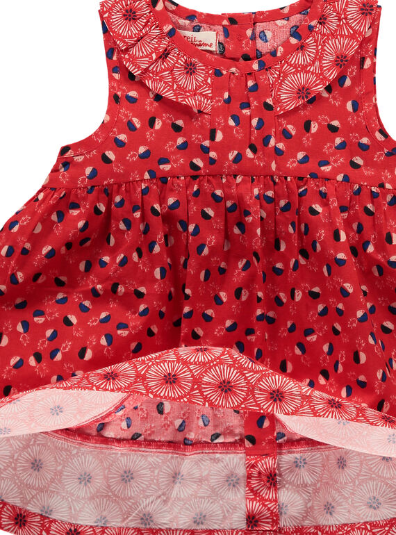 Baby girls' dress FITOROB1 / 19SG09L1ROB330