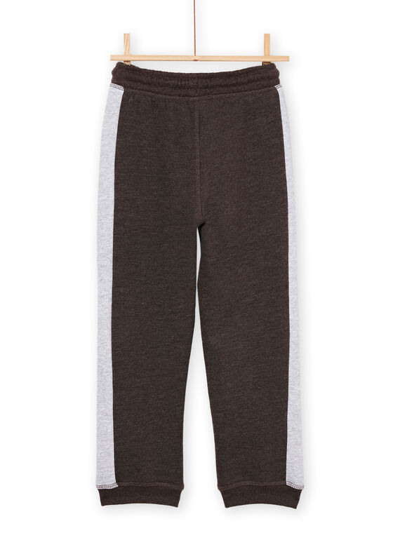 Charcoal and grey mottled jogging top POJOJOB2 / 22W902D4JGB944