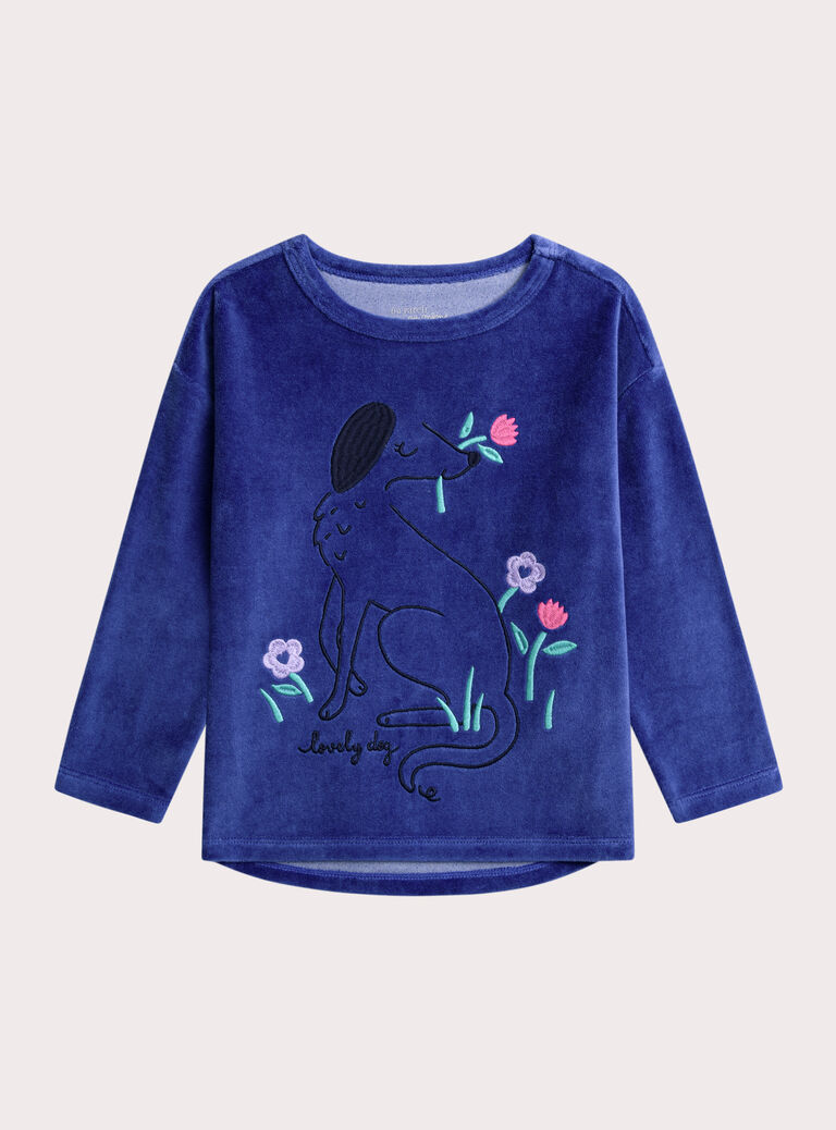 Violet blue PYJAMA XEFAPYJDOG / 25WH11B5PYJ221