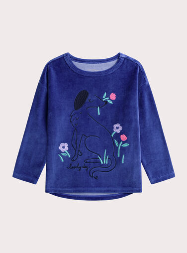 Violet blue PYJAMA XEFAPYJDOG / 25WH11B5PYJ221