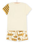 Pale yellow PYJAMA REGOPYCTIG / 23SH12H9PYJ103