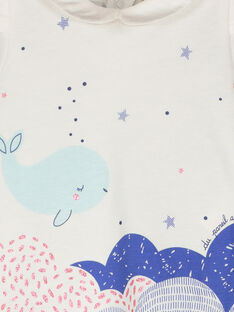 Baby girls' short-sleeved T-shirt FINEBRA / 19SG09B1BRA000