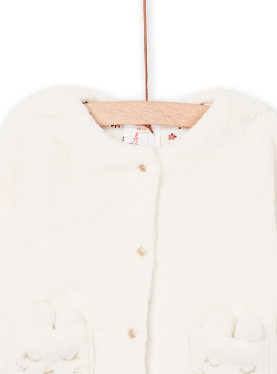 Reversible ecru cardigan PIJOCAR1 / 22WG09D2CAR001