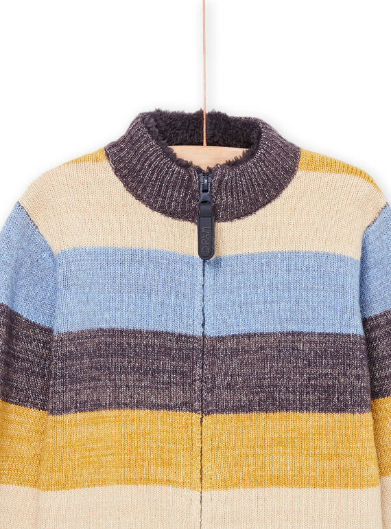 Striped long sleeve vest POREGIL1 / 22W902T2GILJ903