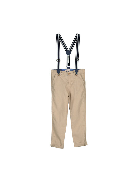 Light beige pants FOBELPAN / 19S902R1PAN808