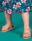 Baby Girl Pink Gold Sandals LBFNUGOLD / 21KK3757D0EK009