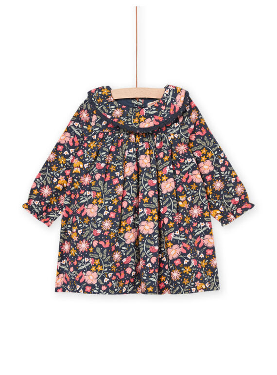 Printed long sleeve dress PIRHUROB2 / 22WG09Q2ROBJ916