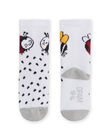 White socks with ladybugs design birth mixed NOU1CHO2 / 22SF4241SOQ000