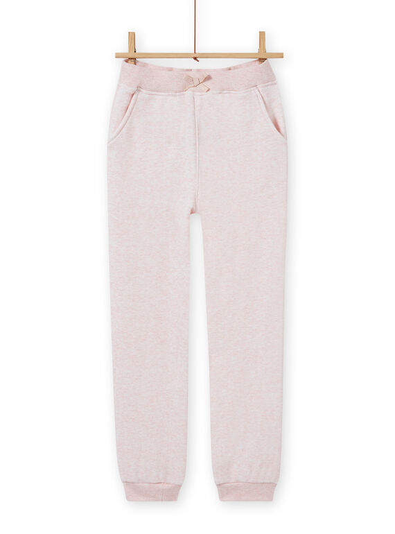 Girl's pink jogging pants MAJOBAJOG2 / 21W90111JGBD314