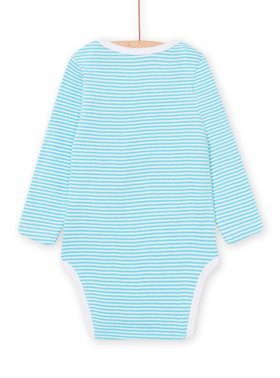 Striped print long sleeve bodysuit PEGABODZEB / 22WH1446BDL000