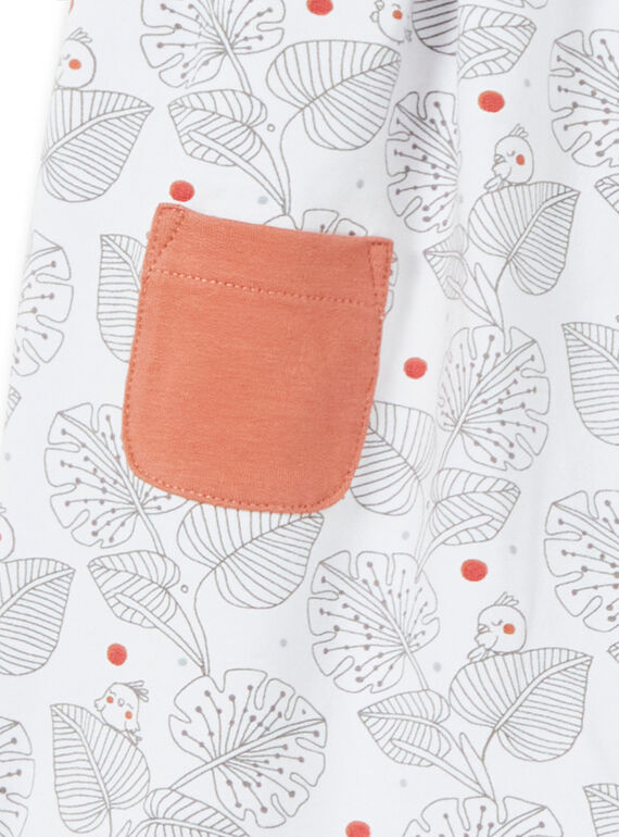 Short sleeve dress and leggings set birth girl LOU1ENS1 / 21SF03H2ENS000