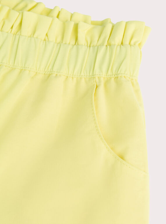 Light yellow PANTS WAMAPANT / 25S90161PANB115