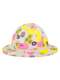 Girls' printed hat FYAPOHAT1 / 19SI01C1CHA099