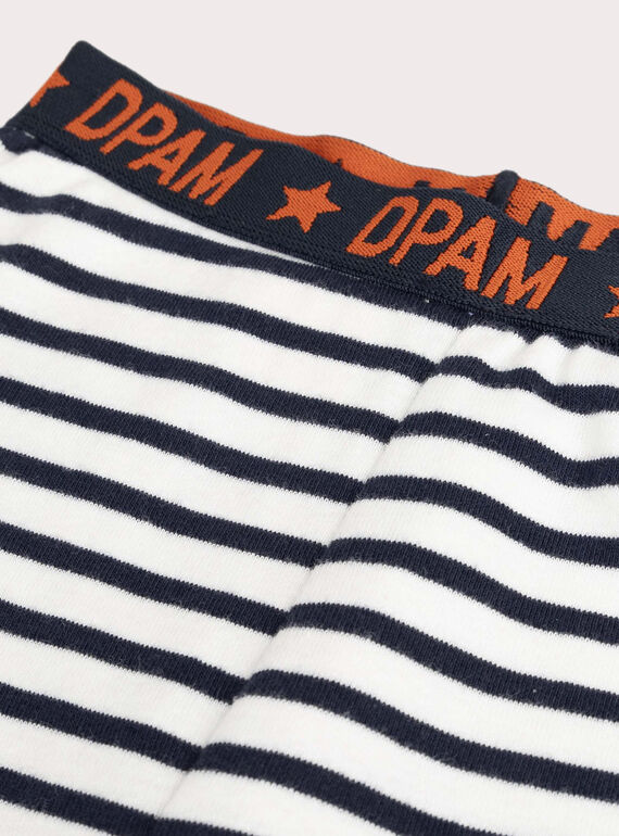 Striped pajamas for boys  VEGOPYJMAR / 24WH1275PYJ001