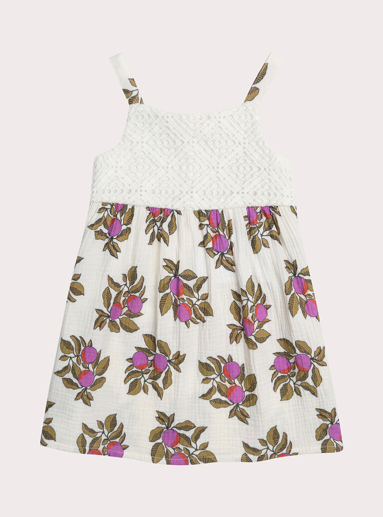 Dark off white DRESS WALIROB3 / 25S901T2ROB003