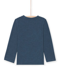 Boy's navy blue T-shirt MOCOTEE3 / 21W902L2TMLC202