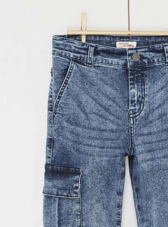 Blue cargo jeans SOLINJEAN / 23W902H1JEAP274