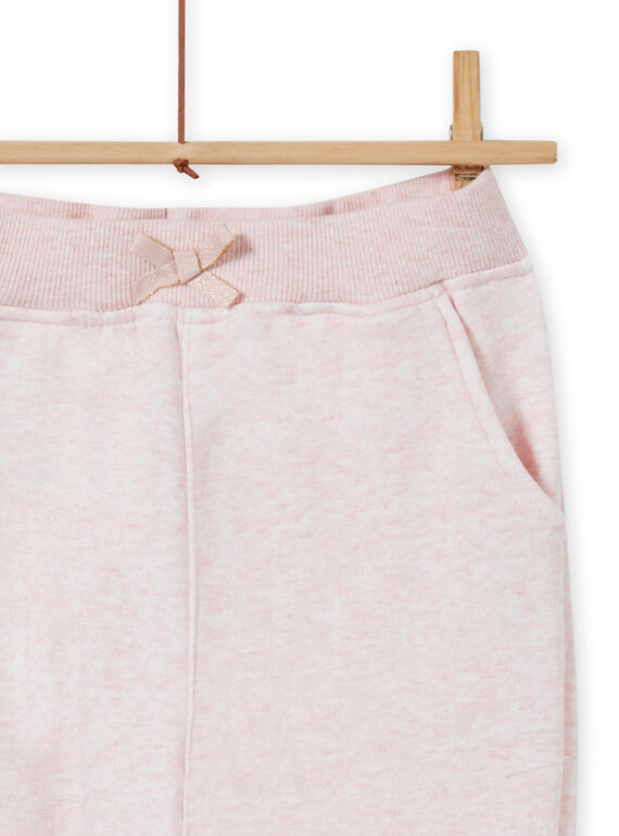 Girl's pink jogging pants MAJOBAJOG2 / 21W90111JGBD314