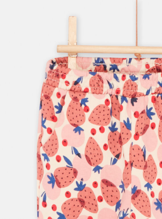 Baby Girl Multicolored Fruit Print Jogging Top SIFORBAJOG / 23WG09K1JGB003