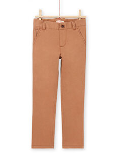 Baby boy plain brown pants MOESPACHI2 / 21W902E1PANI810