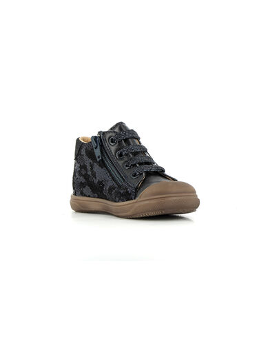 Navy LACES SNEAKERS BOPY® Navy LACES SNEAKERS BOPY® PIBASFLEUR / 22XK3781D3Q070