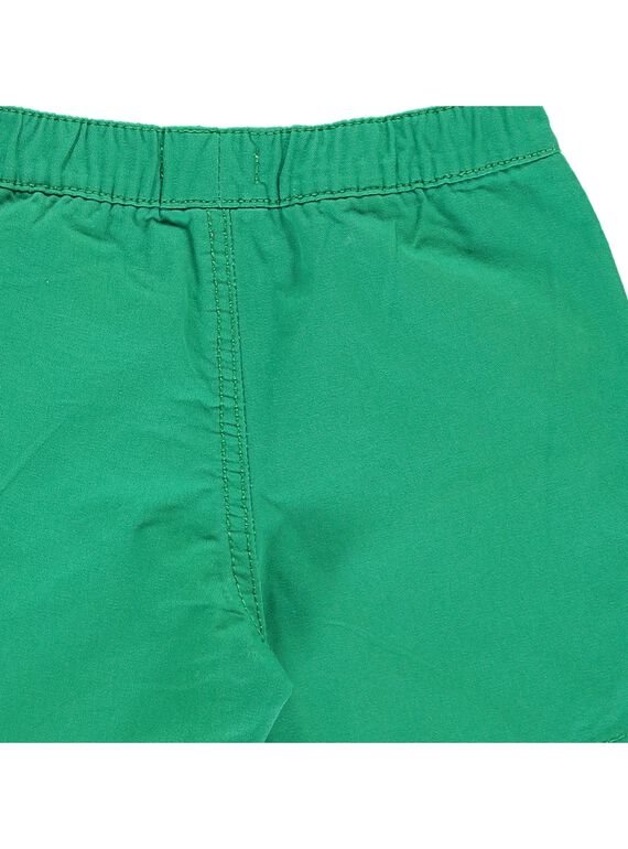 Baby boys' green shorts CUJOBER11 / 18SG10S5BER600