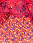 Pink dress with toucans embroidery LANAUROB3 / 21S901P3ROBF507