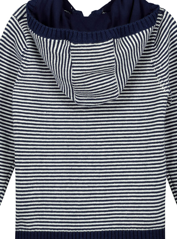 Boys' zipped hoodie FONEGIL / 19S902B1GIL070