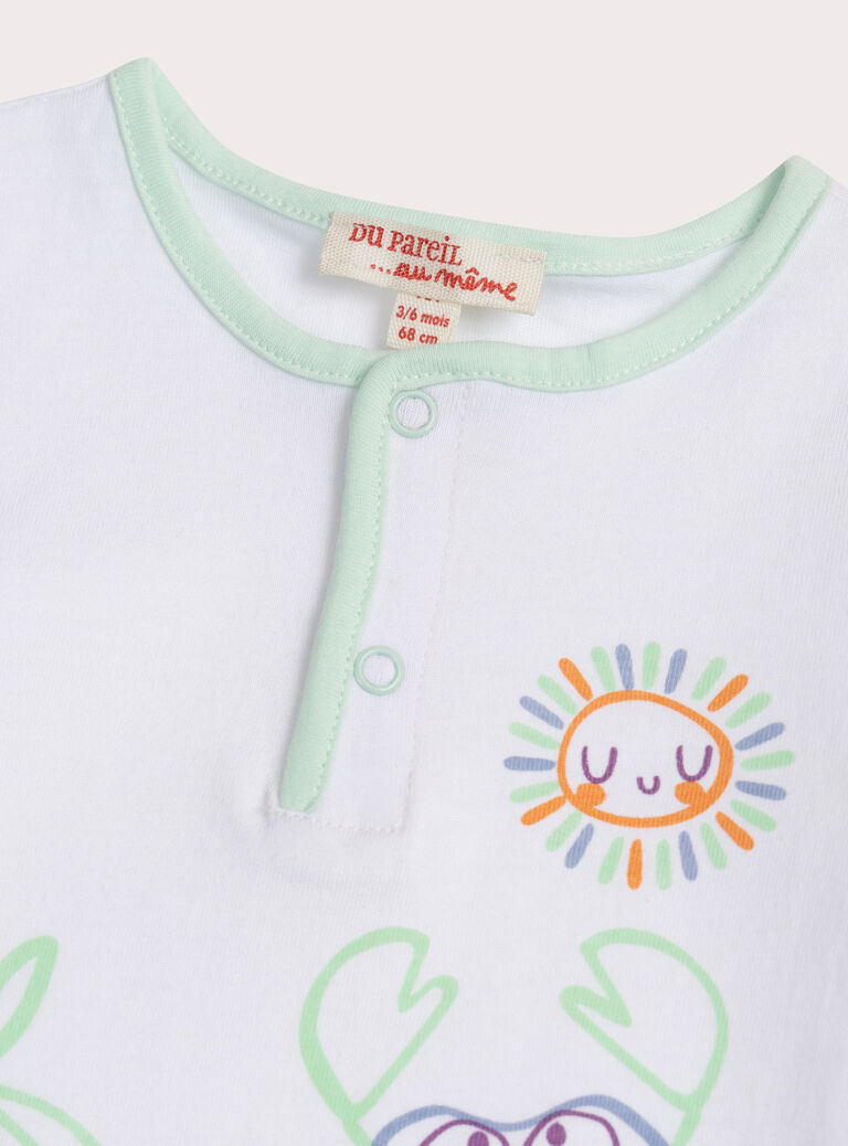 White OVERALL WUPLACOM3 / 25SG10O2CBL000