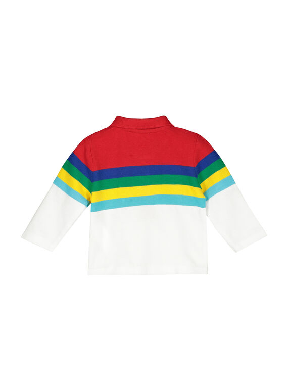 Baby boy's long-sleeved polo shirt FUCOPOL / 19SG1081POL099