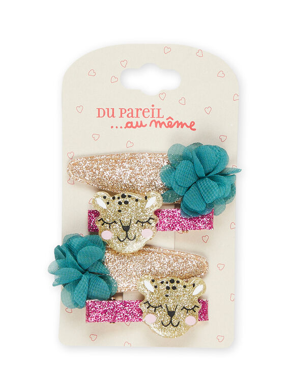 Set of barrettes child girl NYAJOCLIC3 / 22SI0191BRT955