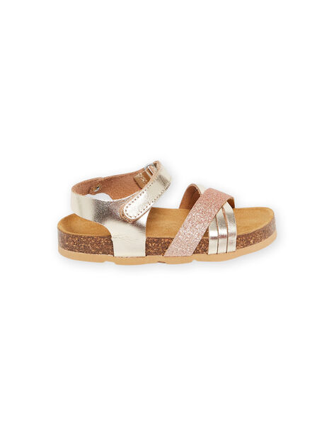 Gold champagne sandals RANUCHAMP / 23KK3561SLB954