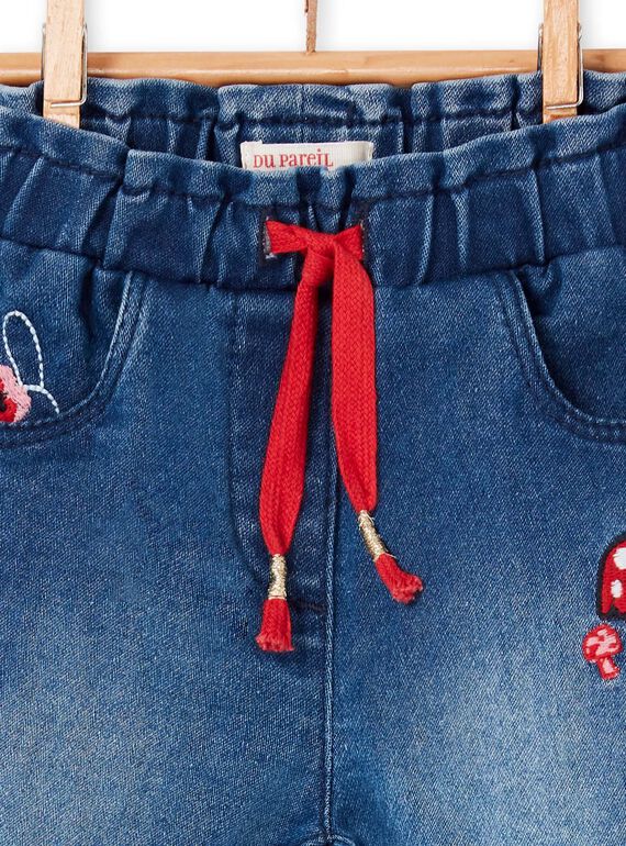 Baby girl blue jeans LIHAPAN / 21SG09X1PANP270