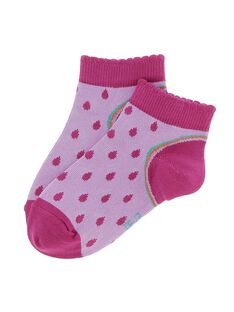 Girls' ankle socks CYAGAUCHO / 18SI01L1SOQ099