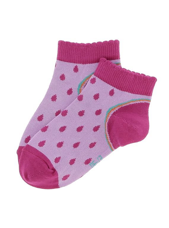 Girls' ankle socks CYAGAUCHO / 18SI01L1SOQ099